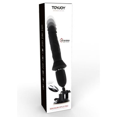 Секс-машина з фрикціями, на присосці, з пультом Toy Joy чорний, 30 х 4.1 см