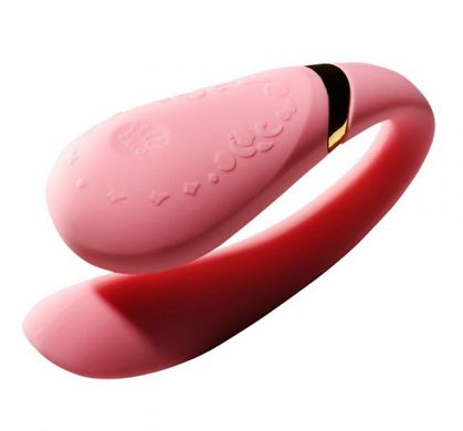 Вибромассажер для пар с функцией управления со смартфона ZALO Fanfan Set, Rogue Pink