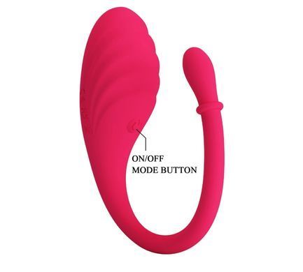 Віброяйце Romance Undine Vibro-Bullet силіконове, з додатком, рожеве, 20,5 х 3,4 см