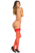 Панчохи SHEER THIGH HIGHS RED, OS