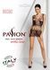 Сукня сітка з декоративними метеликами Passion BS090 чорна, One Size