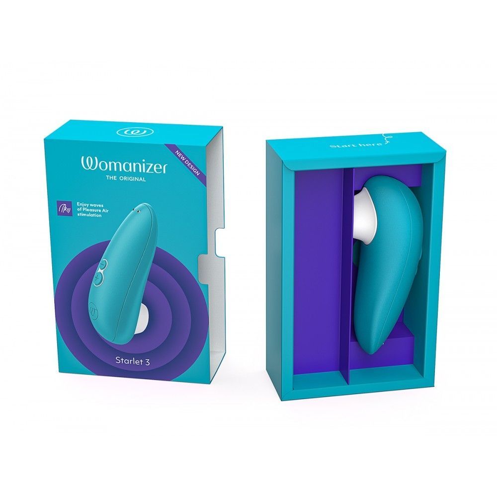 Вакуумний кліторальний стимулятор Womanizer Starlet 3 Turquoise