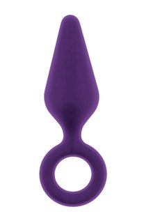 Анальная пробка Dream Toys FLIRTS PULL PLUG MEDIUM PURPLE