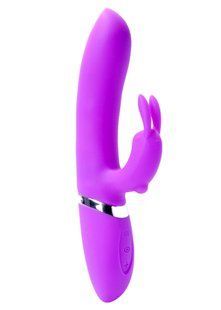 Вибратор-кролик CLARA Purple 12 функций вибрации и 6 пульсаций USB