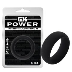 Кільце ерекційне GK Power Infinity Ring M, Черный