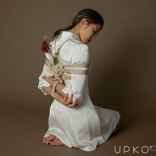 Мотузка для бондажу преміальна UPKO Restraint Bondage Vope золота, 10 м