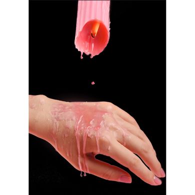 Свеча низкотемпературная розовая Low temperature wax candle 150 г