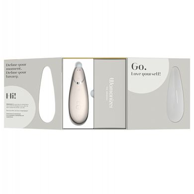 Вакуумний кліторальний стимулятор Womanizer Premium 2 Gray, серый
