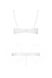 Комплект белья с полуоткрытой грудью Kyouka Passion, белый, S/M