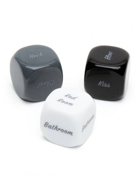 Эротическая игра для пары Fifty Shades of Grey, 3 кубика