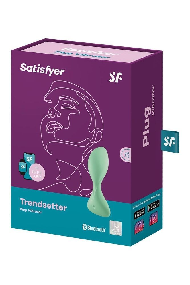 Смарт анальний вібратор Satisfyer Trendsetter зелений
