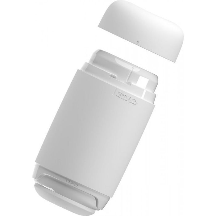 Мастурбатор нереалістичний Tenga Puffy Sugar White, рельєфний, білий