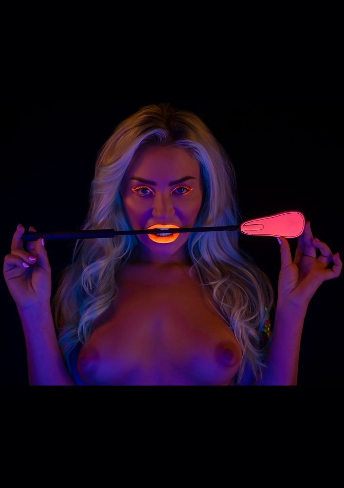 Стек Taboom Glow In the Dark, светится в темноте, розово-черный, 49 см