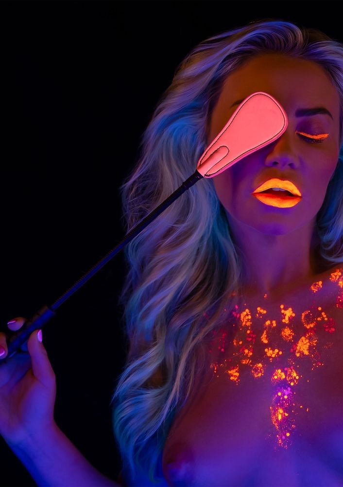 Стек Taboom Glow In the Dark, светится в темноте, розово-черный, 49 см