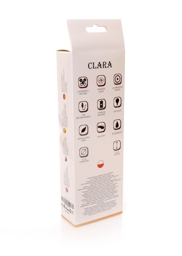 Вибратор-кролик CLARA Purple 12 функций вибрации и 6 пульсаций USB