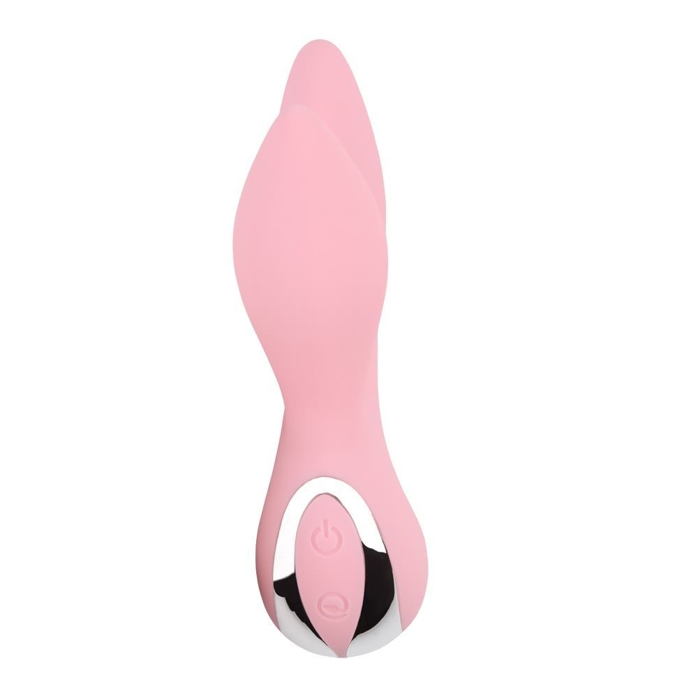 Вибратор с 2 отростками Chisa Aphrovibe Oh My Rabbit, нежно-розовый