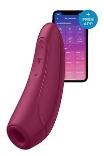 Бесконтактный стимулятор клитора Satisfyer Curvy 1+ бордовый