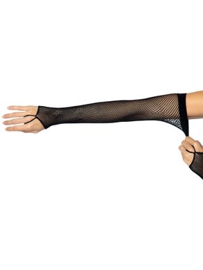 Перчатки в сеточку One Size Fishnet Arm Warmer Gloves от Leg Avenue, черные