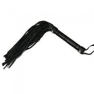 Флоггер DS Fetish Leopard flogger M black