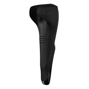 Эргономичный мастурбатор для мужчин с вибрацией Satisfyer Men Wand, черный