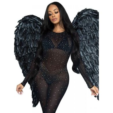 Крила ангела з пір'я Leg Avenue Black Feather Wings - Hvit