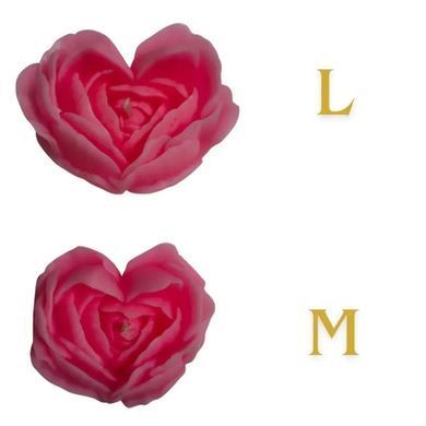 Свічка троянда люмінесцентна GlowKink 62 г, низькотемпературна, L, для БДСМ, персикова