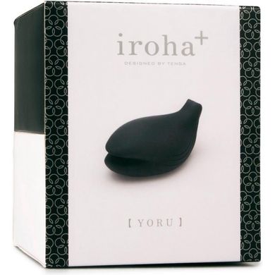 Вибратор для клитора в форме кита Iroha+ Yoru Tenga, медицинский силикон, черный