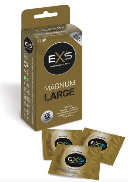 Презервативы EXS Magnum Large 12 Pack