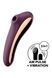 Вакуумный клиторальный стимулятор с вибрацией Satisfyer Dual Kiss, марсаловый