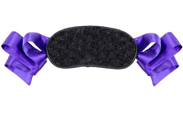 Маска DS Fetish Blindfold black/purple
