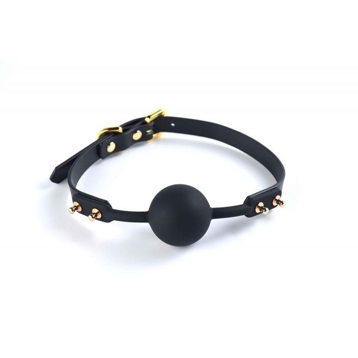 Кляп с шариком силиконовый Solid Medium Ball Gag UPKO