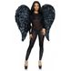 Крылья ангела из перьев Leg Avenue Black Feather Wings - Hvit