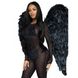 Крила ангела з пір'я Leg Avenue Black Feather Wings - Hvit