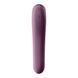 Вакуумний кліторальний стимулятор із вібрацією Satisfyer Dual Kiss, марсаловий