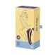 Вакуумный клиторальный стимулятор с вибрацией Satisfyer Dual Kiss, марсаловый
