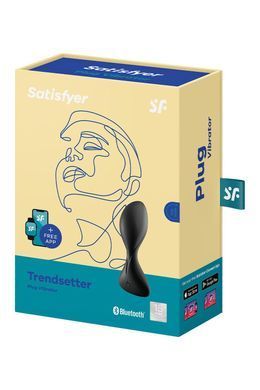 Анальный смарт вибратор Satisfyer Trendsetter Plug Vibrating черный