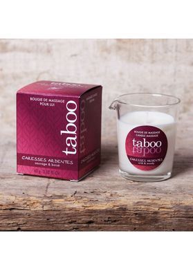 Массажная свеча Taboo caresses ardentes for men