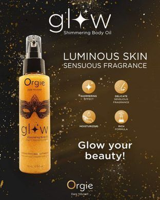 Шиммер-масло для тела Orgie Glow с ароматом-афродизиаком, 110 мл