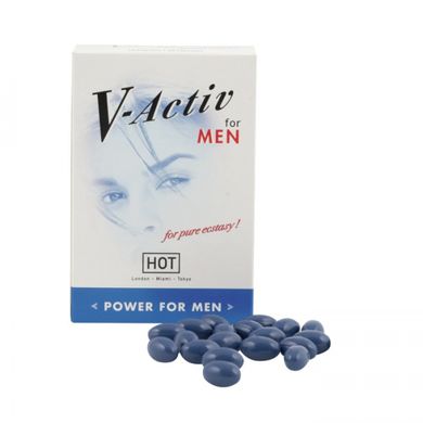 Капсулы для потенции HOT V-Activ Caps for men (цена за упаковку, 20 таблеток)