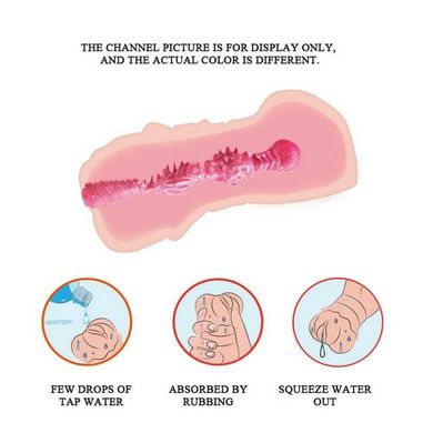 Мастурбатор вагина реалистичная с вибрацией - Crazy Bull Vagina Masturbator Flesh Vibrating