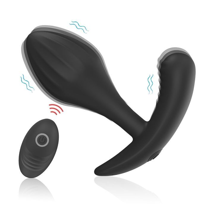 Массажёр простаты Every Night Toys Miah с дистанционным управлением, чёрный, 10 режимов вибрации