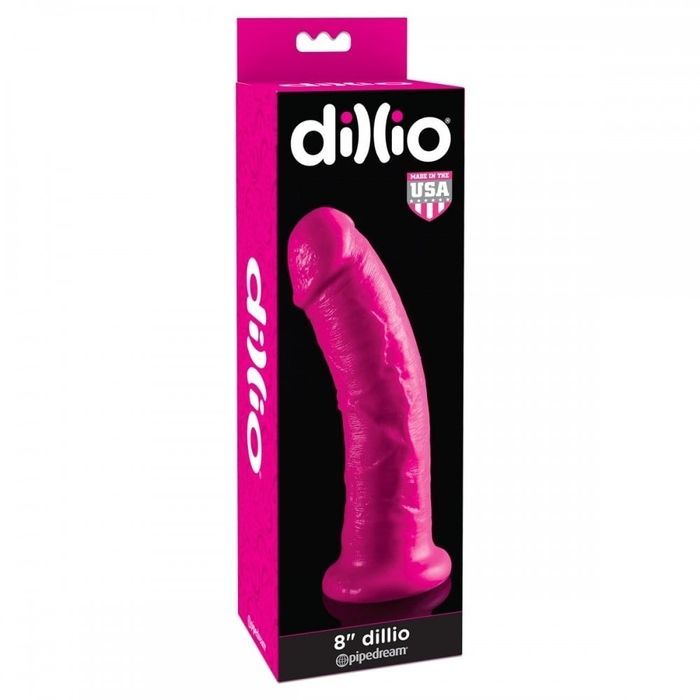 Реалистичный фаллоимитатор Pipedream Dillio 8, розовый