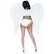Крила ангела з пір'я Leg Avenue White Feather Wings - Hvit