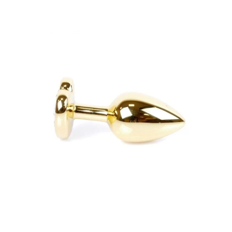 Анальна пробка S з блакитним каменем Boss of toys Jewellery