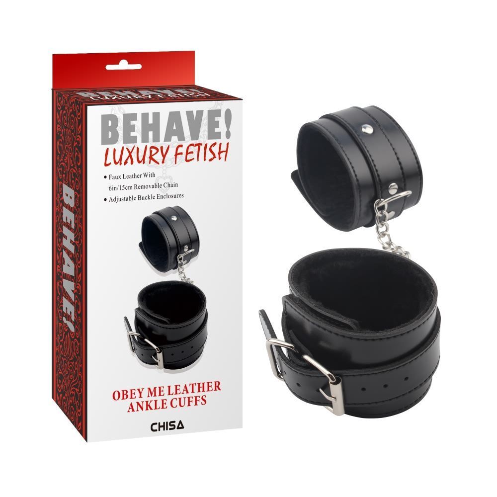 Поножі із заклепками Chisa Behave! Obey Me,чорні