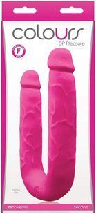 Подвійний фалоімітатор COLOURS DP PLEASURES PINK