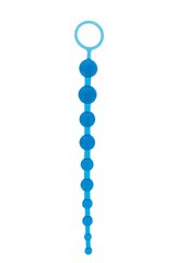 Анальная цепочка Oriental Jelly Butt Beads 10.5, BLUE