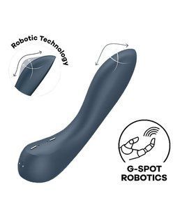 Вибратор с механизмом движения вверх и вниз Satisfyer G-Spot Wave 4 серый