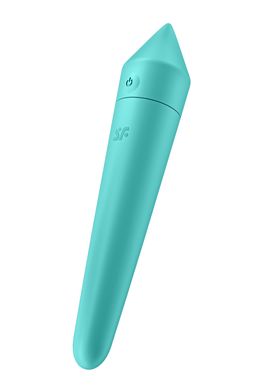 T360198 потужна вібропуля з функцією управління смарфоном Satisfyer Ultra Power bullet 8 turquoise, Зелений