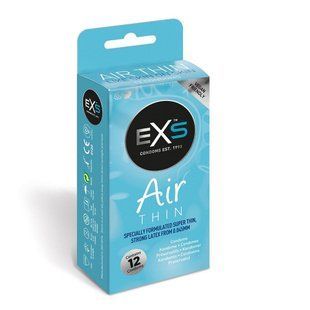 Презервативи EXS Air Thin Feel із латексу високої якості (ціна за упаковку, 12 шт.)